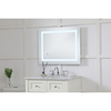 Elegant Decor Helios 24" X 30" Hardwired Led Mirror W/Touch Sensor And Color Chngng MRE12430